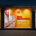 Front View of Large Format Banner Mockup