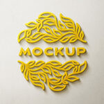 Front View of Logo Mockup