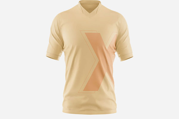 Front View of Loose Fit T-shirt Mockup