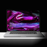 Front View of MacBook 16 Pro Mockup