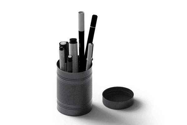 Front View of Marker Stand Mockup