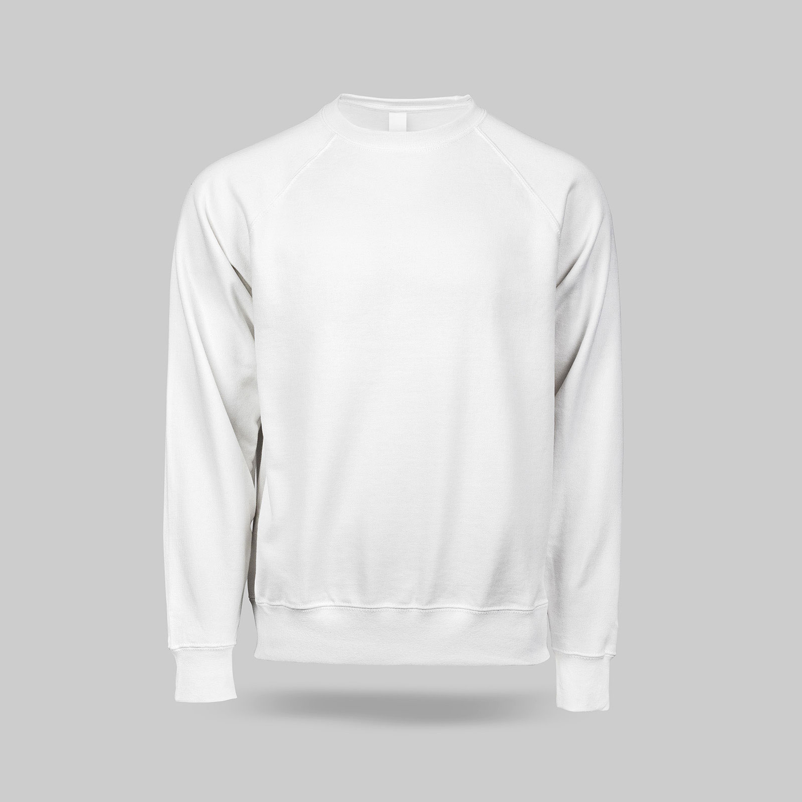 Free Front View of Mens Sweatshirt Mockup PSD Template
