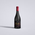 Front View of Modern Matte Bottle Mockup