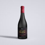 Front View of Modern Matte Bottle Mockup