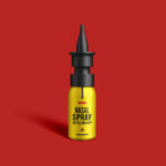 Front View of Nasal Spray Bottle Mockup