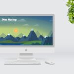 Front View of Neat iMac Mockup