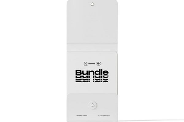 Front View of Open Envelope Mockup