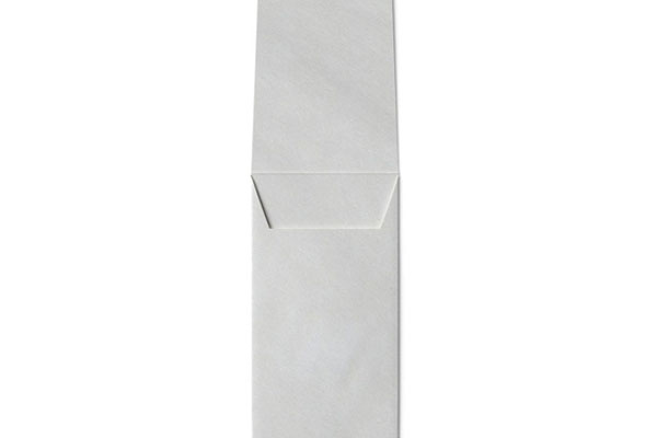 Front View of Open Vertical Envelope Mockup