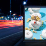 Front View of Roadside Billboard Mockup