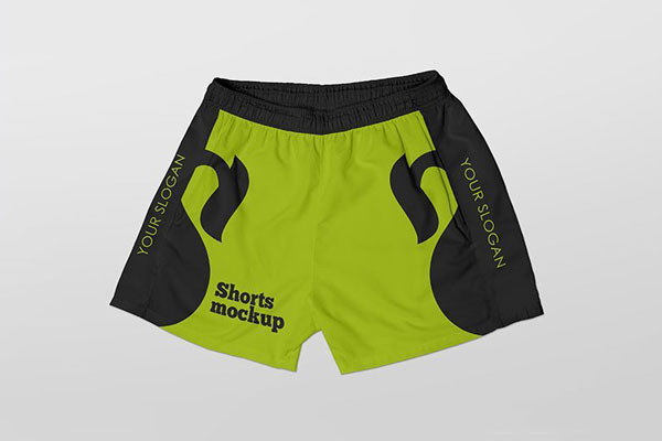 Front View of Shorts Mockup