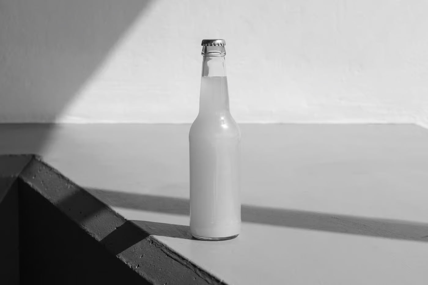 Free Front View of Soda Bottle Mockup PSD Template