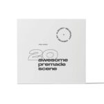 Front View of Square Paper Mockup