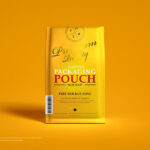 Front View of Standing Pouch Packaging Mockup