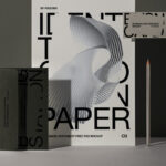 Front View of Stationery Corporate Mockup Set