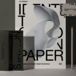 Front View of Stationery Corporate Mockup Set