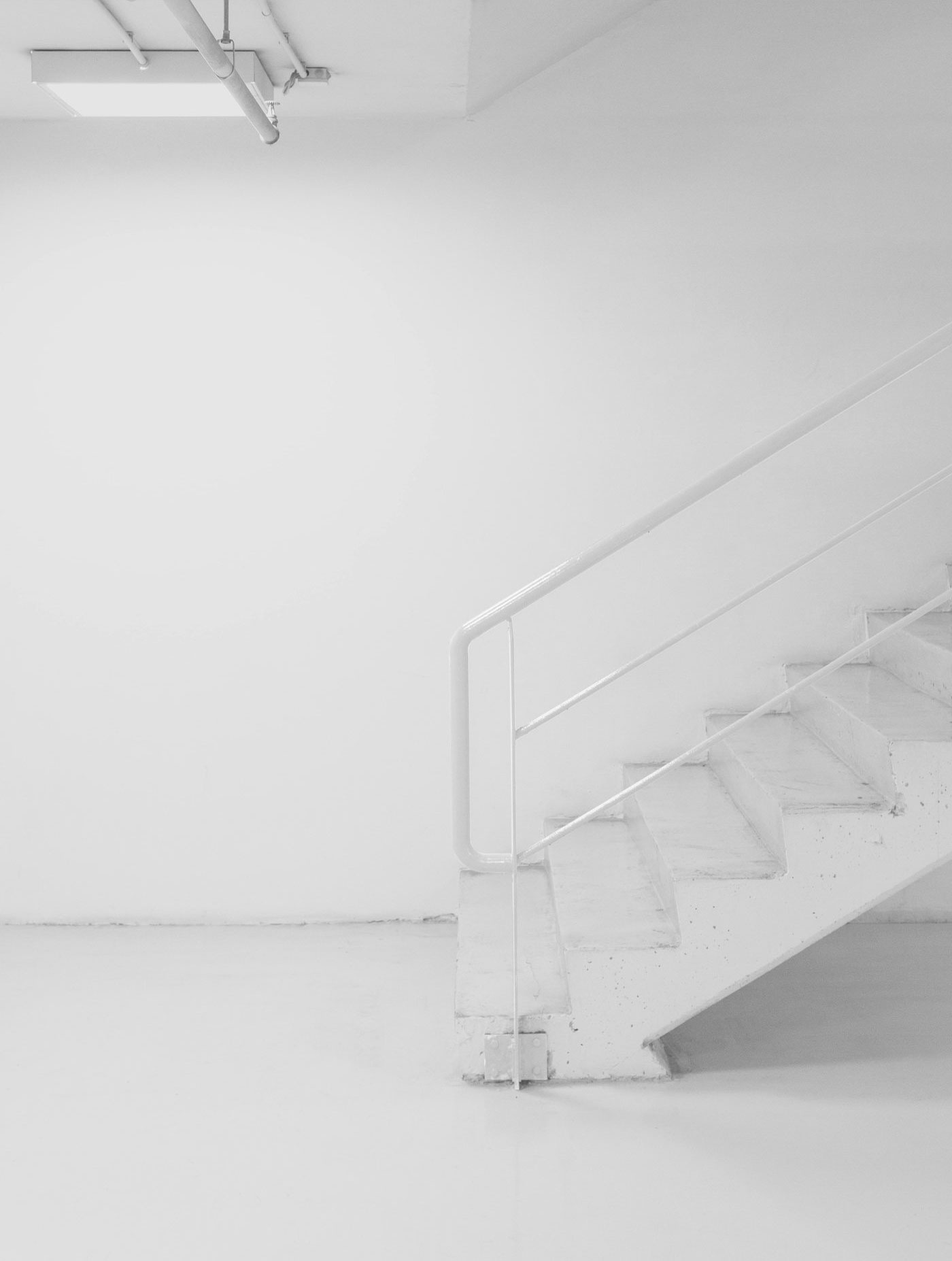 Front View of the Building Staircase Mockup FREE PSD