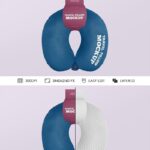 Front View of Travel Pillow Mockup