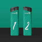 Front View of Two Simple Lighters Mockup