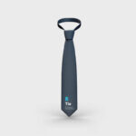 Front View of Two Tie Mockups