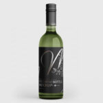 Front View of Two Wine Bottle Mockups