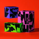 Front View of Various Packaging Brand Boxes Mockup Set