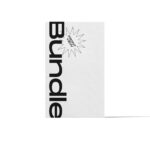 Front View of Vertical Paper Mockup