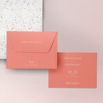 Front View of Wedding Card Envelope Mockup