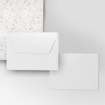 Front View of Wedding Card Envelope Mockup