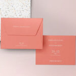 Front View of Wedding Card Envelope Mockup