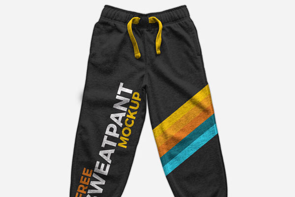 Front View Sweatpants Mockup