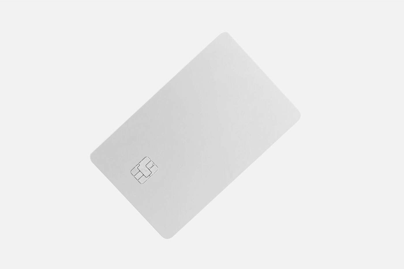 Front View Tilted Credit Card Mockup FREE PSD