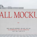 Front View Wall Mockup