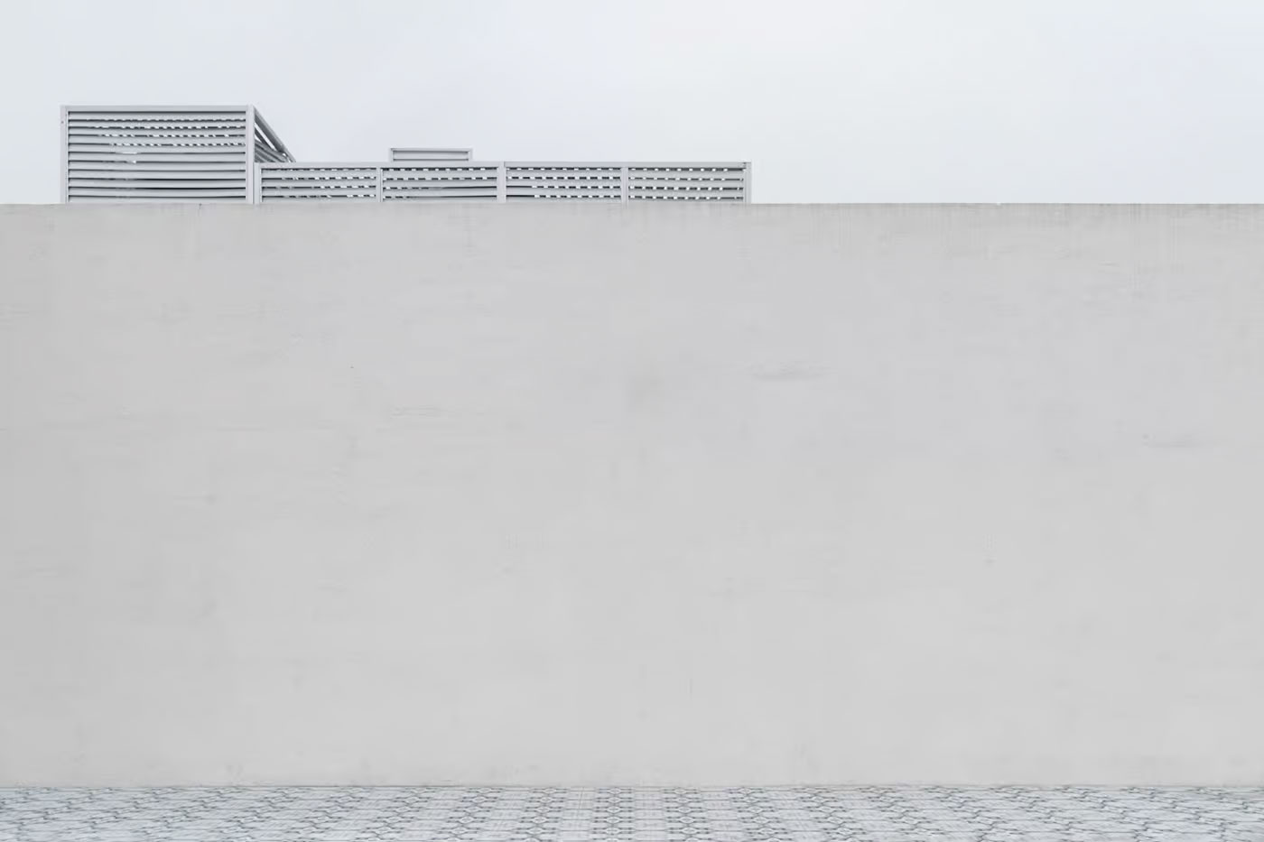 Free Front View Wall Mockup PSD Template