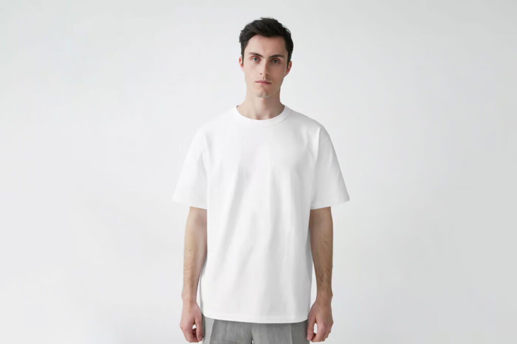 Front View White T-Shirt Mockup