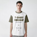 Front View White T-Shirt Mockup