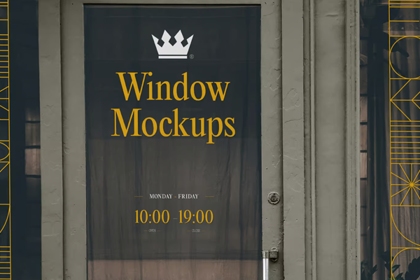 Front View Window Mockups
