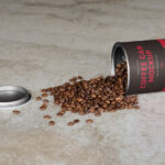 Front Vision of Coffee Can Mockup