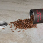 Front Vision of Coffee Can Mockup