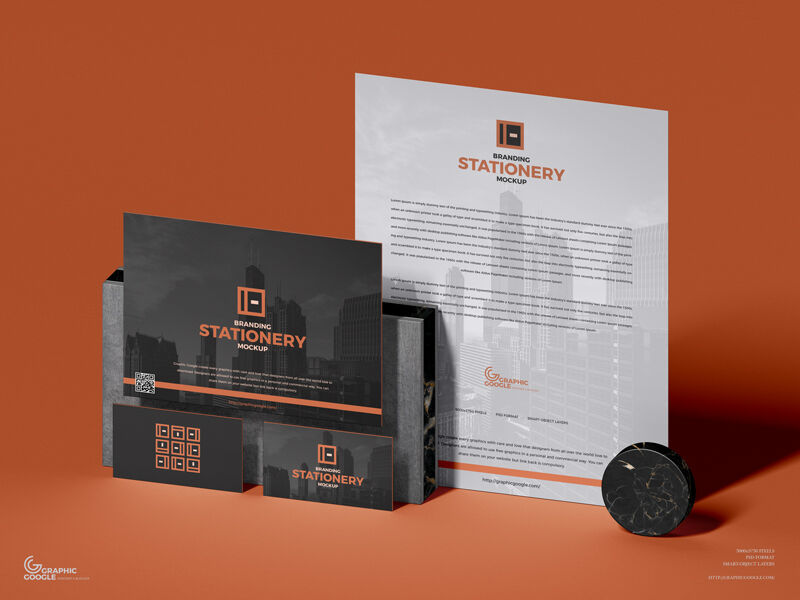 Full Pack of a Modern Branding Stationery Mockup