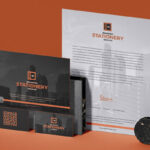Full Pack of a Modern Branding Stationery Mockup