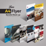 Full Pack of A4 Flyer Deal Bundle Preview Mockup