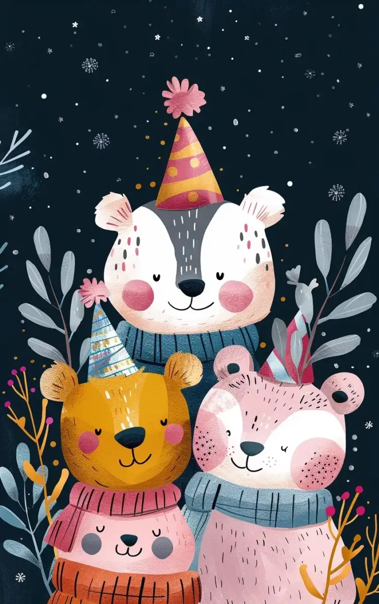 Funny Animal Birthday Card ai prompt preview