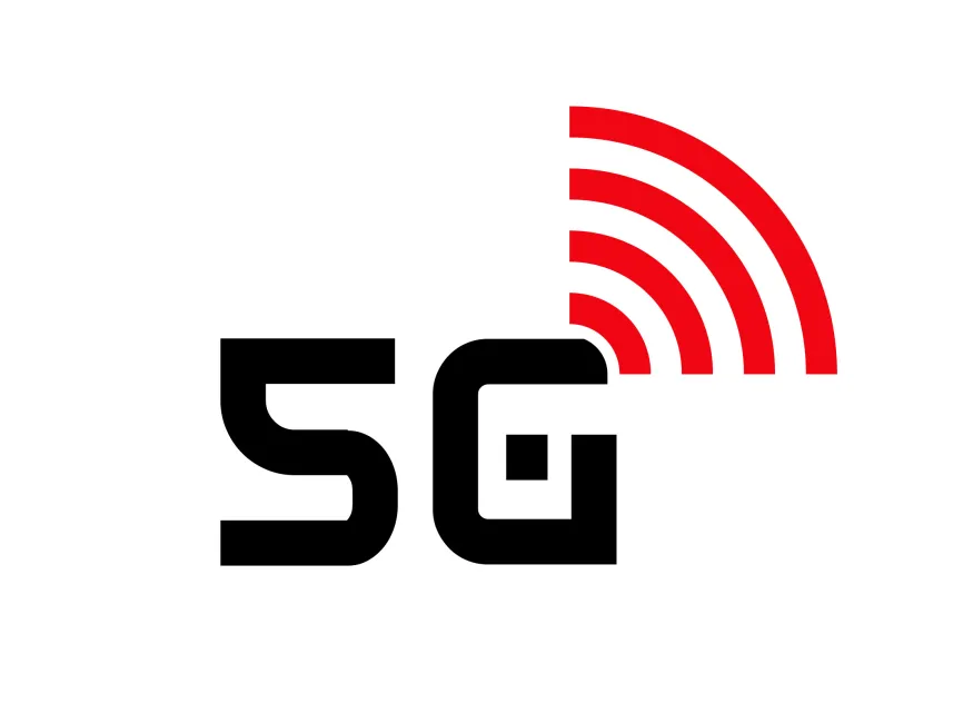 Futuristic 5G Network Logo
