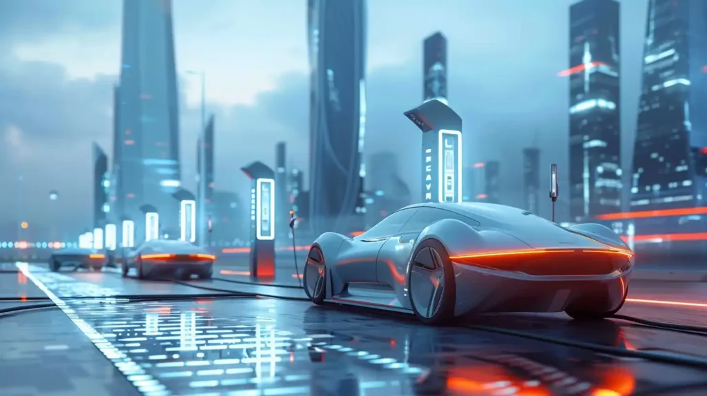 Futuristic Charging Station