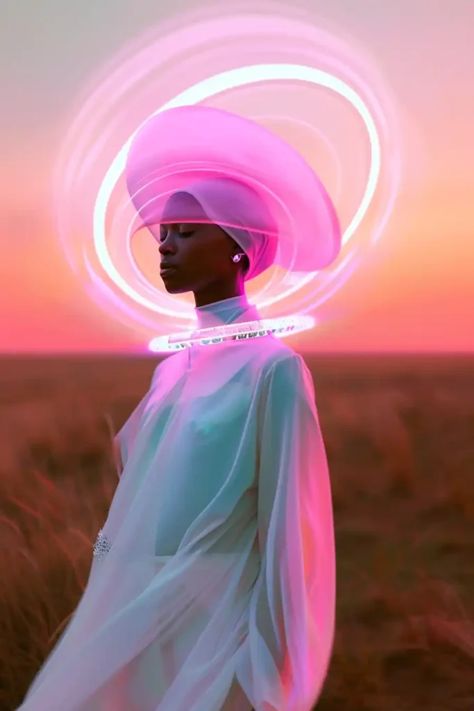 Futuristic Ethereal Portrait
