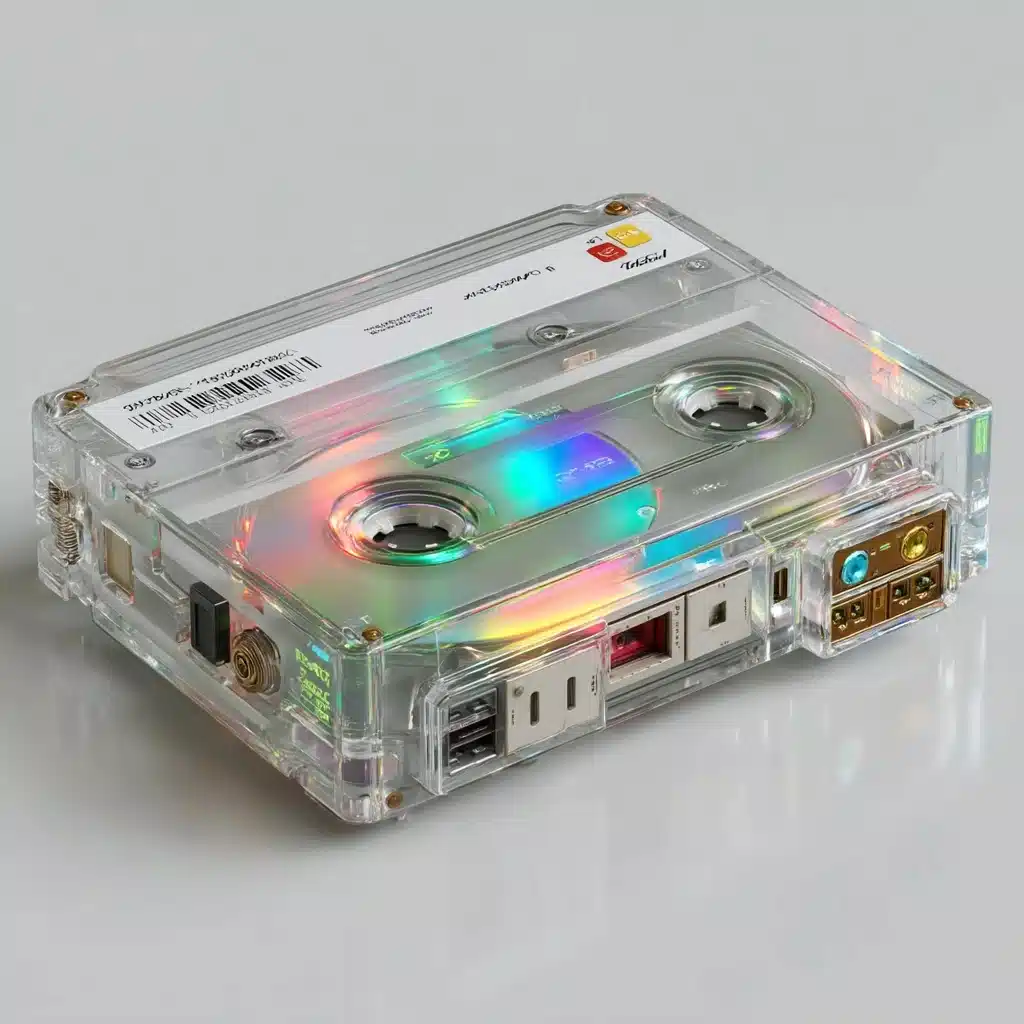 Futuristic Holographic Diskette