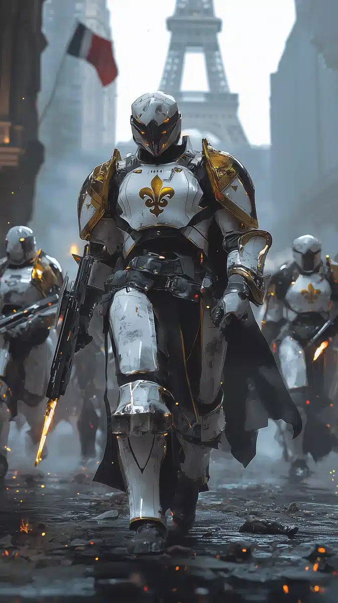 Futuristic Knights in Paris