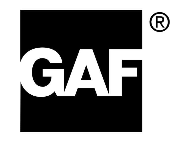 GAF Black Logo