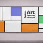 Gallery Frame Front View Mockups