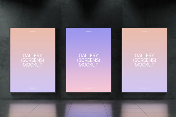 Gallery Screens Mockup